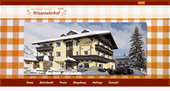 Desktop Screenshot of brixentalerhof.at